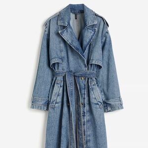 Denim Trench Coat